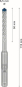 Bosch EXPERT Hammerbohrer SDS 2608900077 