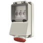 Mennekes 16A5P 6H400V Wanddose IP44 5004 