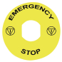 GS NOT-AUS-Schild d=90cm         ZBY8330 