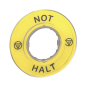 GS Unterlegschild Not-Halt 3D    ZBY9220 