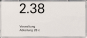 GIRA 107200 Namens-/Türschild 2fach 