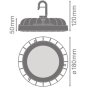 LEDV HB COMP V 83W 840 110DEG IP65 