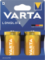 VARTA LONGLIFE D Blister=2   04120101422 