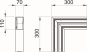 OBO GK-F70110RW Flachwinkel 70x110mm PVC 