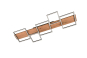 Trio LED-DL HARPER, 42W,       622910532 