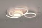 Trio LED-Deckenl. JIVE 36W     623410231 
