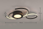 Trio LED-Deckenl. JIVE 36W     623410232 