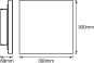 LEDV SMART+ TUNABLE WHITE 300X300 
