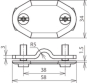 DEHN Nummernschild                480003 