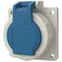 Mennekes 16A2P+E 230V blau/grau    17014 