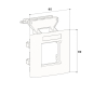 GGK 4690 Steckdose 1f KSE/AR- KSE/AR-1-V 