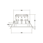 Brumberg LED-Einbaudownlight  38480173AB 