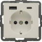 Berker Steckd.SCHUKO/USB AC 20W 48146089 