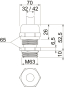 OBO V-TEC VM63 EMV Kabelverschraubung 