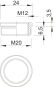 OBO 167 R MS M20-12 Reduktion M20-M12 