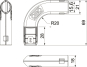 OBO 3000 BMS M16 LGR Quick-Pipe-Bogen 