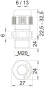 OBO V-TEC VM LM20 MS Kabelverschraubung 