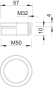 OBO 167 R MS M50-32 Reduktion M50-M32 