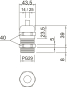 OBO V-TEC PG29 MS Kabelverschraubung 