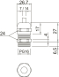 OBO V-TEC PG16 MS Kabelverschraubung 