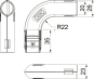 OBO 3000 BMS M20 LGR Quick-Pipe-Bogen 