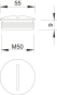 OBO 168 MS M50 Verschlussschraube M50 