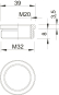 OBO 167 R MS M32-20 Reduktion M32-M20 