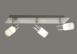 TRIO Wand-/Deckenl Alu geb.    821410305 