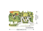 WAGO 2102-1207 2-Leiter-Schutzleiterk- 