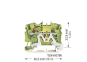 WAGO 2201-1207 2-Leiter-Schutzleiterk- 