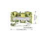 WAGO 2206-1207 2-Leiter-Schutzleiterk- 