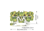 WAGO 2201-1307 3-Leiter-Schutzleiterk- 