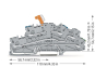 WAGO 2003-6641 Installationsetagen- 