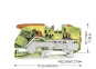 WAGO 2116-5207 2-Leiter-Schutzleiterk- 