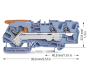 WAGO 2106-1304 3-Leiter-Durchgangsklemme 