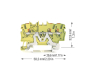 WAGO 2200-1307 3-Leiter-Schutzleiterk- 