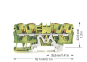WAGO 2204-1407 4-Leiter-Schutzleiterk- 