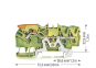 WAGO 2102-1307 3-Leiter-Schutzleiterk- 