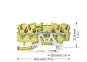 WAGO 2201-1407 4-Leiter-Schutzleiterk- 