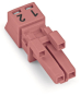 WAGO 890-282 Buchse,2-polig,Kod. B,pink 