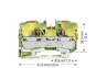 WAGO 2210-1207 2-Leiter-Schutzleiterk- 