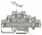 WAGO 280-549 Dreistockklemme,Durchgangs- 