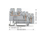 WAGO 270-560 3-Leiter-Initiatorenklemme, 