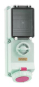 BALS Wandsteckdose TE ABS-VER-ABG  17026 