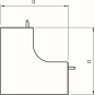 OBO WDK HI30030RW Inneneckhaube 30x30mm 