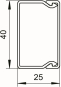 OBO WDK25040RW Wand-u.Deckenkanal 
