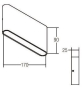BRUM LED-Fassadenleuchte IP54   10046173 