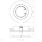 EVN Halogen-Einbauleuchte plan    527001 