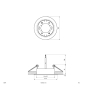 EVN Alu-Spar Einbau-Leuchte starr 539214 