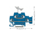 WAGO 280-530 Doppelstockklemme, 